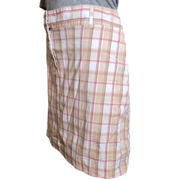 Izod Golf Womens Plaid Skort Size‎ 12 A Line Flat Front Pockets Outdoors Stretch - Picture 3 of 7